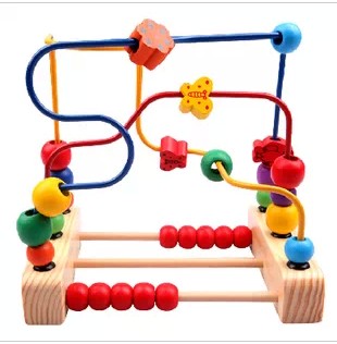 绕珠一岁男宝宝玩具益智力1-2岁女婴儿童智力开发89十个月早教两