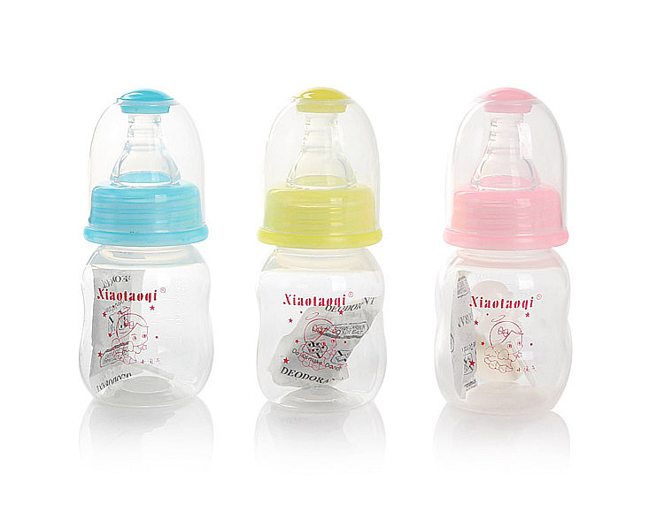 新生儿婴儿果汁奶瓶宝宝喂药瓶可过滤口袋小奶瓶标准口径PP塑料