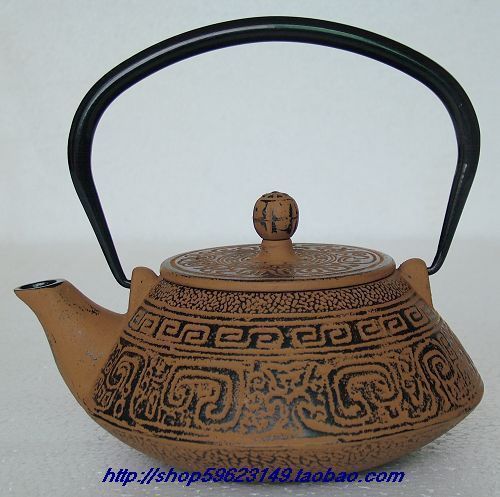 铸铁茶壶 保健铁壶 养生茶壶 FG0.8L铸铁壶 生铁壶 台湾铁壶