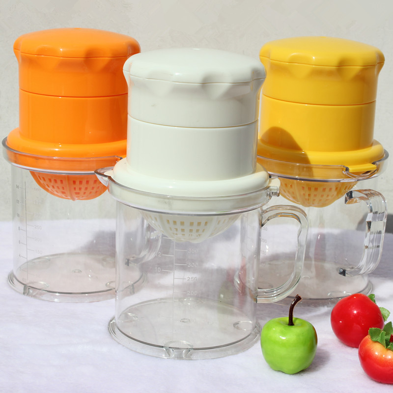 婴儿手动榨汁机迷你万能两用榨水果汁器橙子宝宝家用水果原汁压榨