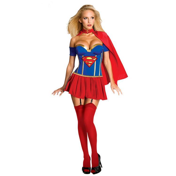 新款角色扮演万圣节好莱坞女超人电影服饰服装性感夜店辣妹演出服