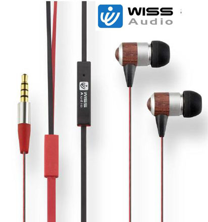 Wiss audio木头耳机 入耳式发烧木质耳塞线控iphone耳麦包邮