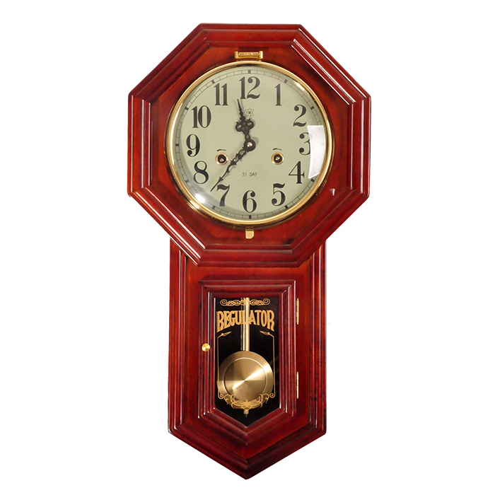 挂钟 客厅 机械挂钟 中式挂钟 实木挂钟 铜机芯 摆动 整点报时