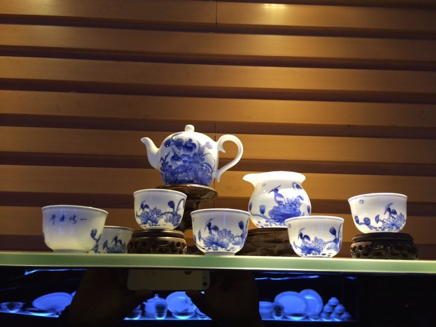景德镇手工瓷器茶具八件套 包邮
