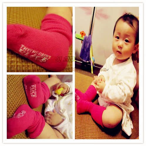 宝宝袜子儿童袜子婴儿袜松口长筒袜 空调袜防滑棉质四季通用