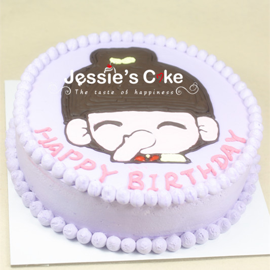【吉西家的蛋糕】生日蛋糕卡通蛋糕定制大头女孩2