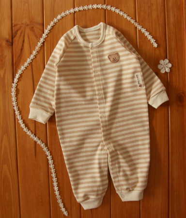 韩国代购JOHN N TREE有机棉婴儿哈衣 有机棉爬行衣 连身衣 现货
