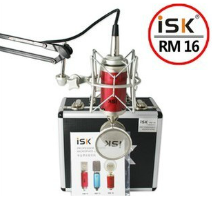 电容麦克风天猫热卖小瓶子ISK RM-16网络K歌录音电脑话筒