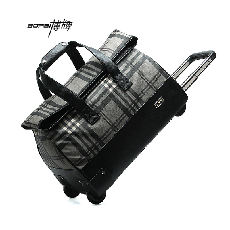 博牌女士正品手提包旅行包拉杆包 大容量行李包旅行袋短途行李袋