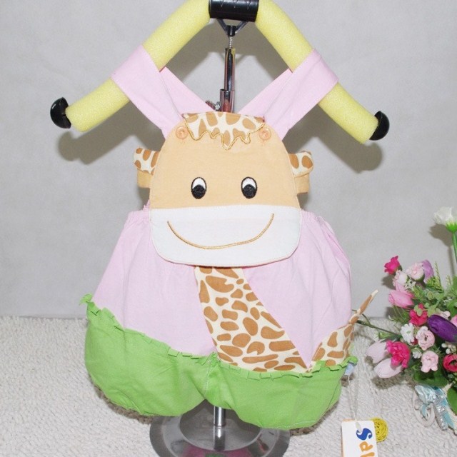 夏季新款童装 珊迪王子宝宝长颈鹿哈裤 婴儿造型哈衣2001