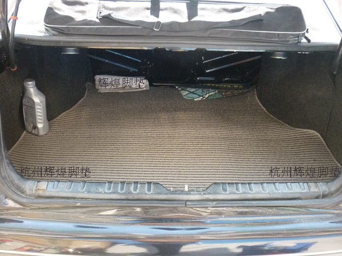 大众桑塔纳2000专用后备箱垫/专车专用尾箱垫/亚麻