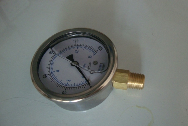 耐震压力表液压仪表 (LA-63 / 25MPa 接口：M14*1.5)