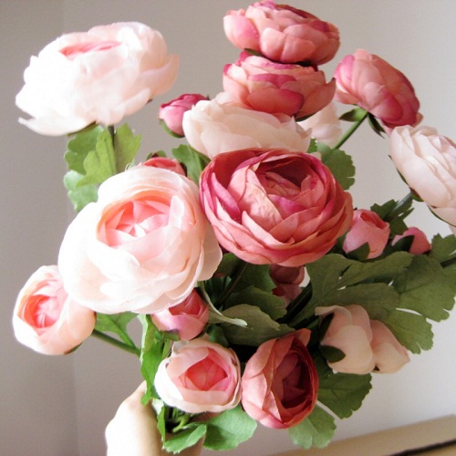 【10支包邮】法国唯美玫瑰高仿真花假花装饰花干花客厅家饰花艺.