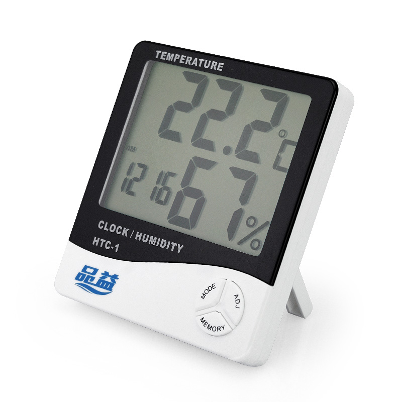 正品家用室内数位高精度电子温度湿度计稳定性高 品益HTC-1包邮