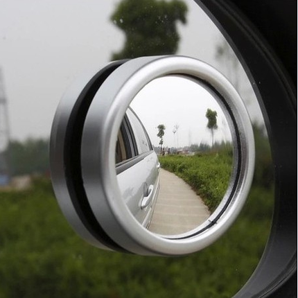 360度 汽车后视镜 小圆镜可调角度 反光镜 盲点镜 倒车镜辅助镜