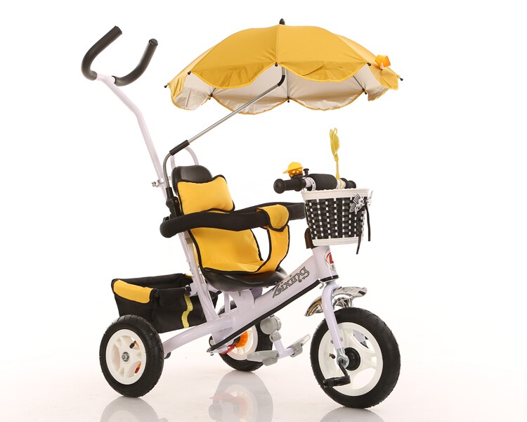 儿童三轮车脚踏车宝宝童车手推车自行车学步车1-2-3-4岁婴幼儿车
