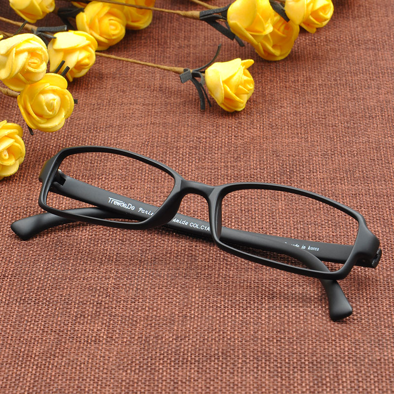 超轻TR90眼镜框黑框全框近视远视平镜配镜男女小款百搭板材眼镜架