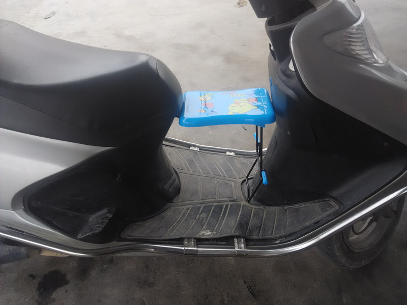 儿童安全前置座椅电动车座椅 女式摩托踏板电瓶车可折叠宝宝坐椅