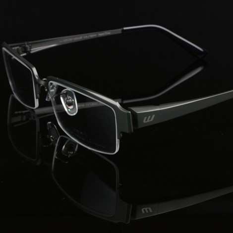 渡边美作119 眼镜架 超轻纯钛半框近视 眼镜 近视镜 眼镜框平光镜