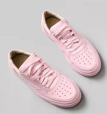 秋季韩版新款粉色百搭系带小白鞋透气板鞋学生休闲运动鞋跑步鞋女