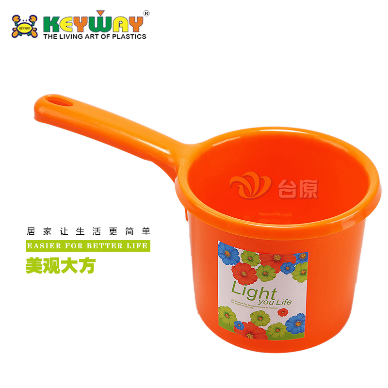 原装进口宝宝洗发沐浴水勺 水瓢台湾keyway水勺 塑料可搭配泡澡桶