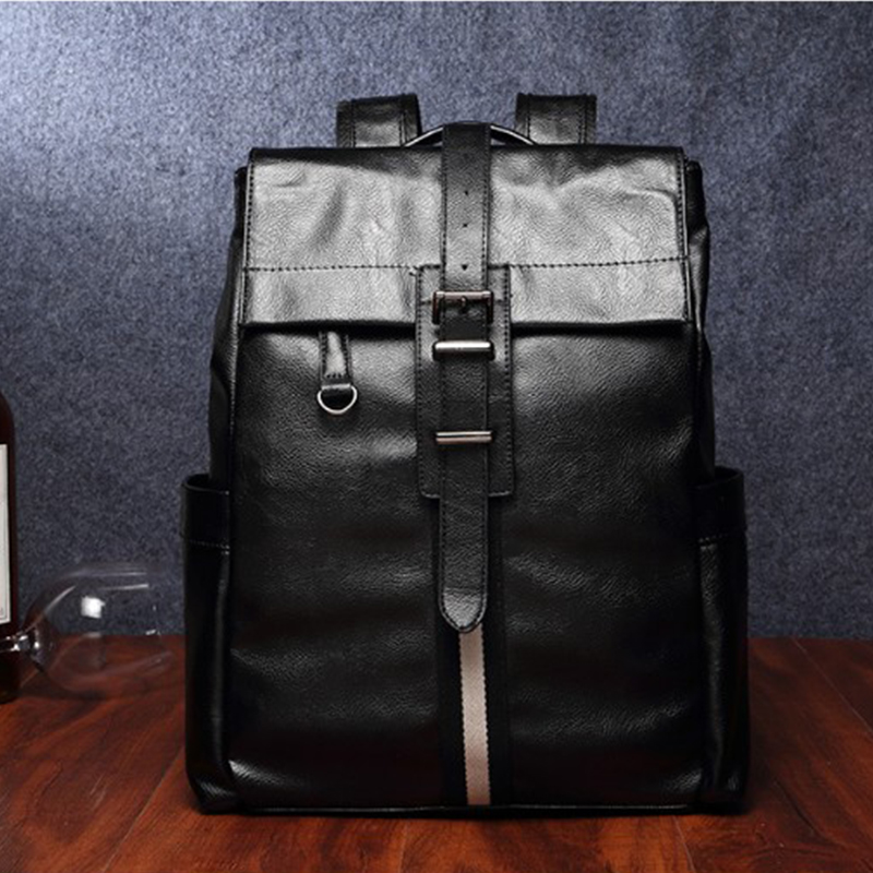 新款双肩包 男韩版时尚休闲旅行背包学生书包电脑包 户外背包