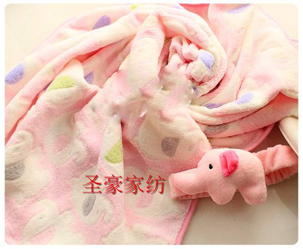 婴幼儿抱被儿童小毛毯春秋夏天用毯子午睡可爱婴儿盖毯床单空调毯