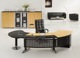 上海办公家具简约弧形老板桌 钢木组合大班台桌 办公桌主管桌特价
