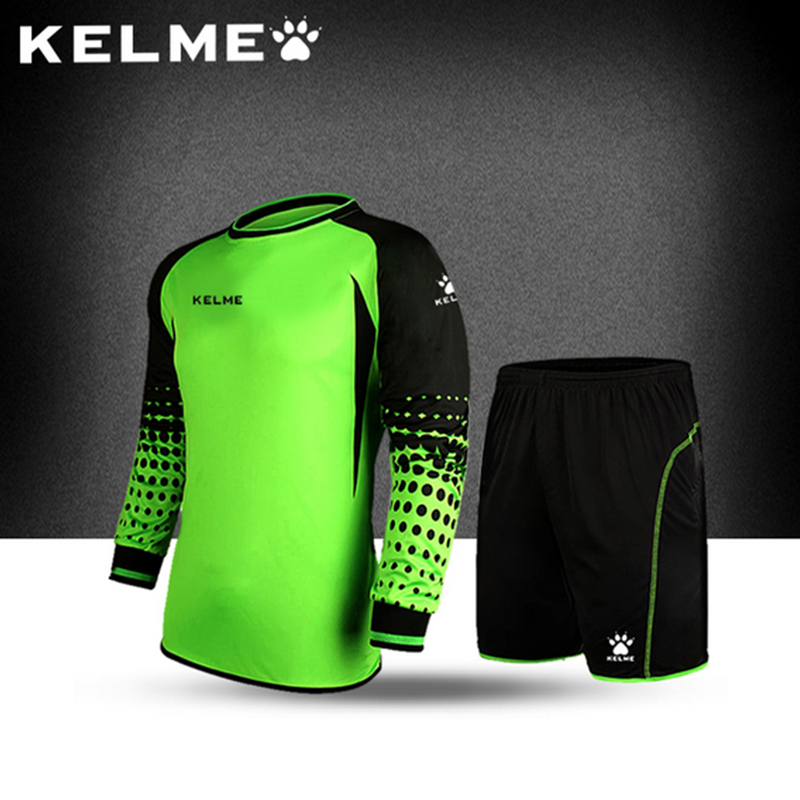 KELME卡尔美 足球守门员服长袖套装 比赛训练门将服 龙门服印字号