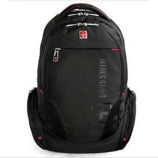 专柜正品瑞士军刀双肩包swisswin休闲旅行包背包笔记本电脑包17寸