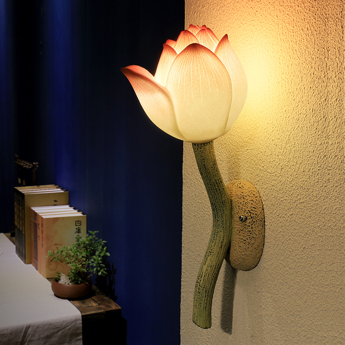 新中式壁灯客厅餐厅楼梯过道装饰卧室床头灯创意个性简约墙壁灯具