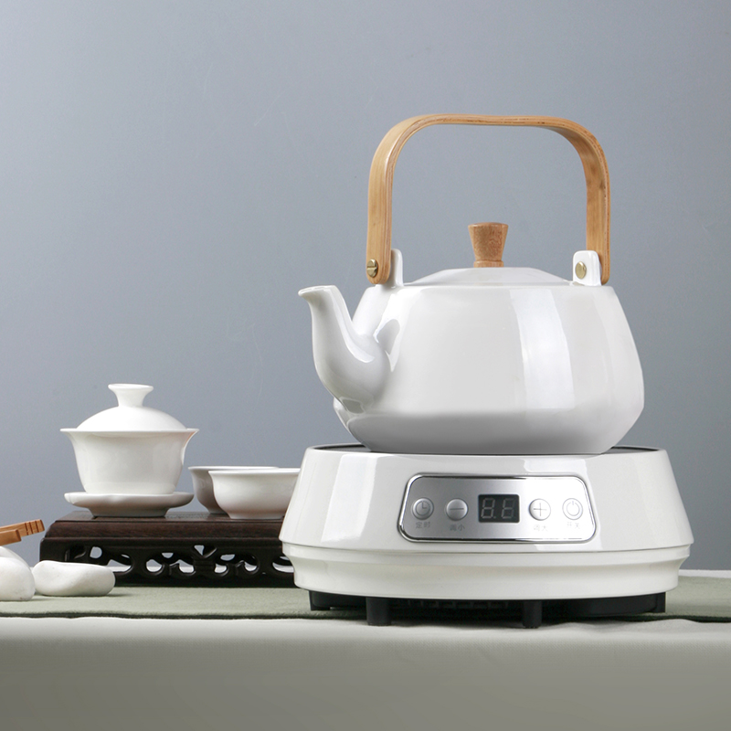 烧水壶煮茶壶耐热陶瓷煮水壶冷热两用茶道提梁壶泡茶壶送电陶炉