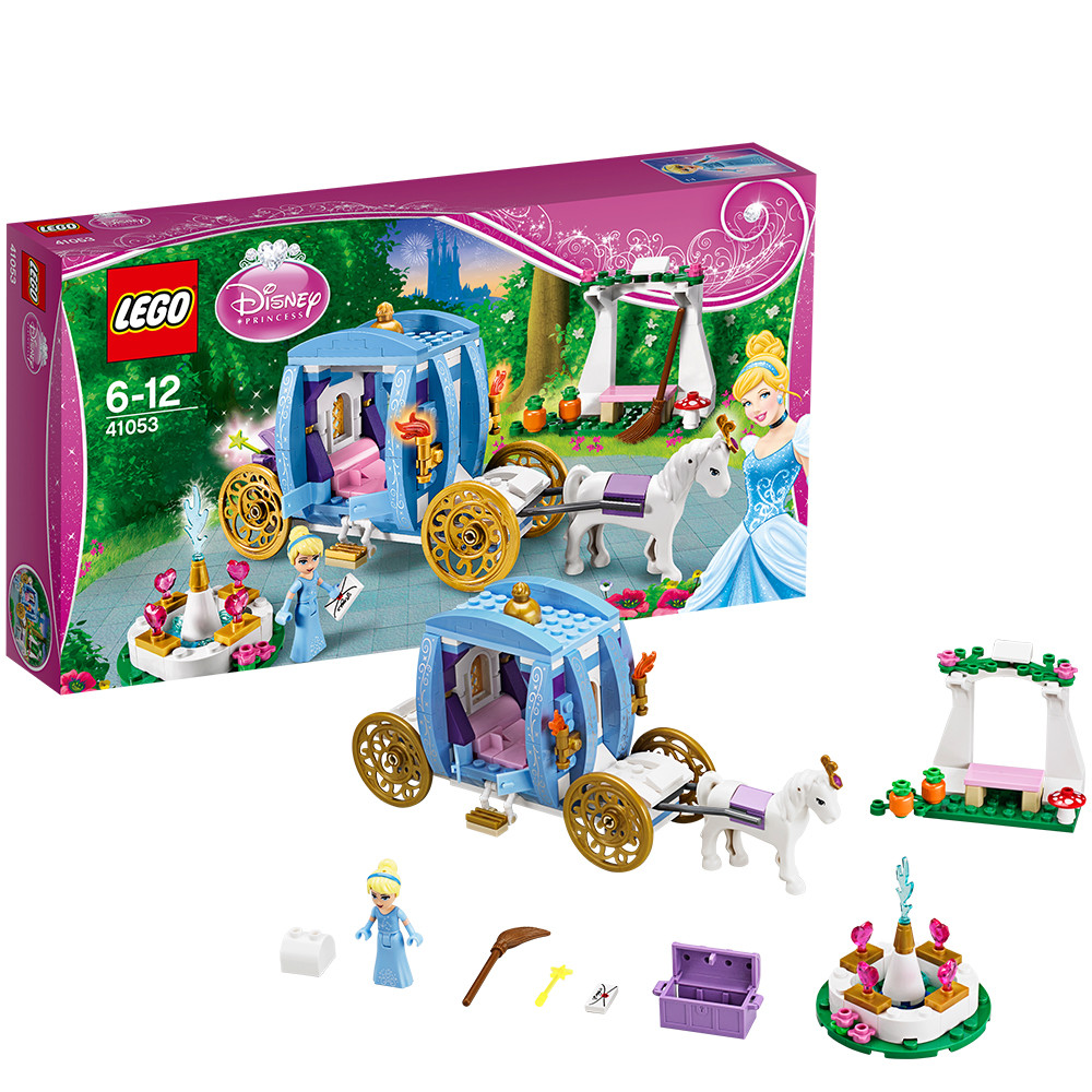 乐高LEGO 迪斯尼公主系列灰姑娘的魔幻马车儿童 拼插 积木 玩具