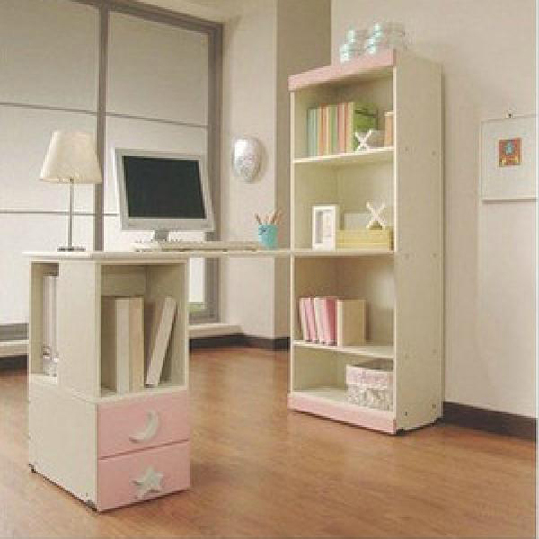 特价简约现代实木台式电脑桌宜家环保写字台家用儿童书桌书柜组合