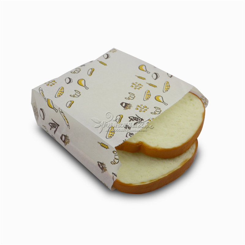 小吃食品肉夹馍纸袋薯条袋防油纸袋烧饼纸袋鸡排打包袋2000个/箱