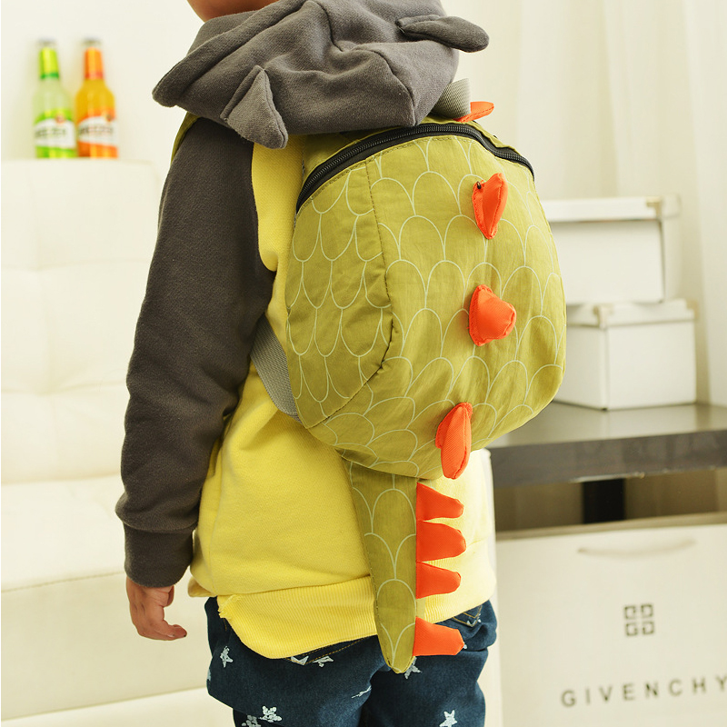 新款时尚儿童书包小恐龙包幼儿园背包小学生个性潮包可爱双肩背包