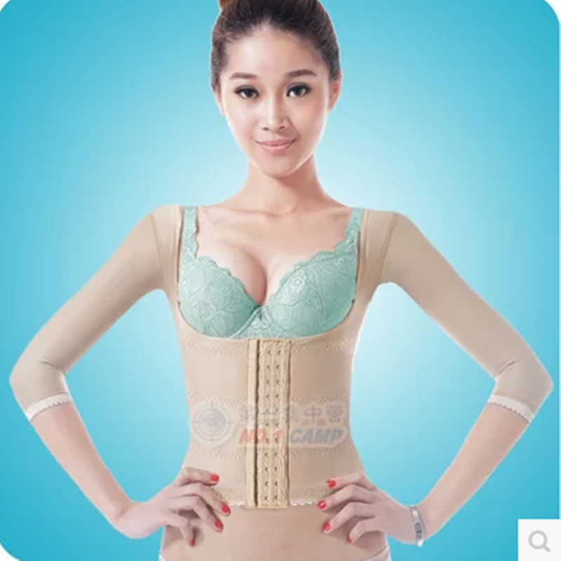 女性收腹束腰弹力套产后塑身减副乳塑形无肩带塑身衣薄款连体