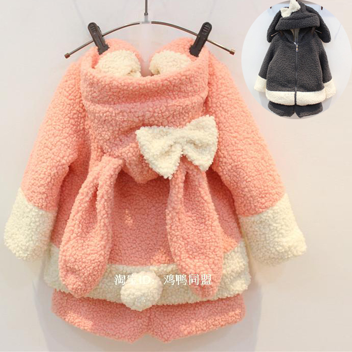 2-3岁女童装三4-5岁宝宝冬装一二周岁 6四岁儿童冬季加绒两件套装