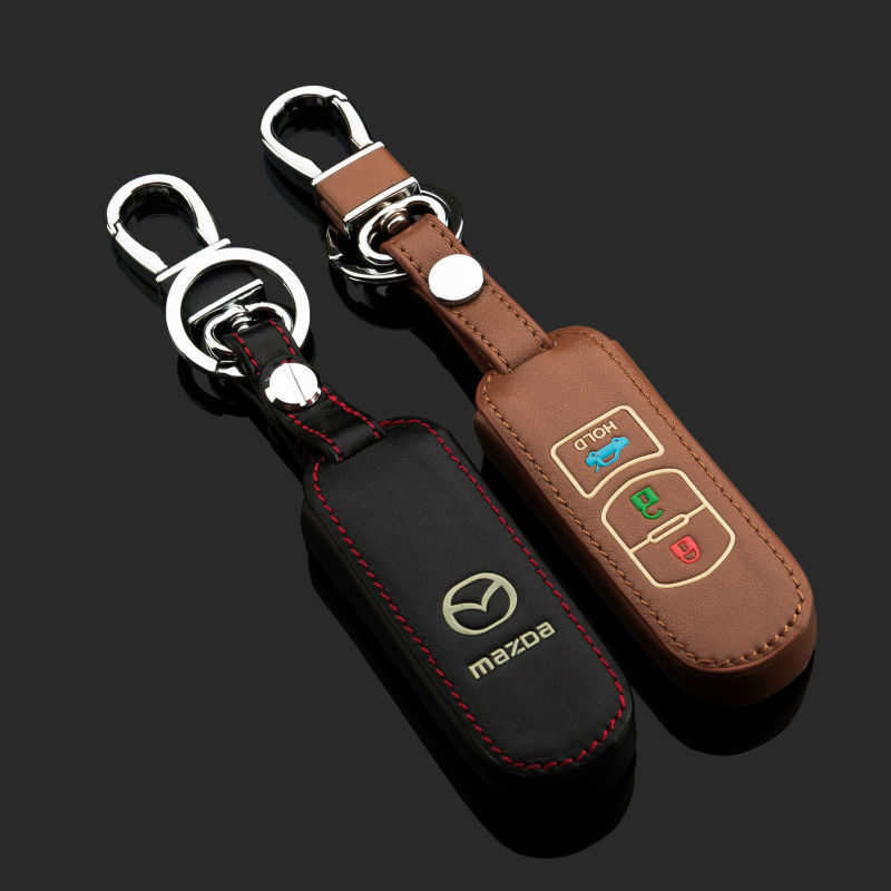新款马自达 CX5昂科塞拉汽车腰挂车用遥控夜光钥匙包套扣