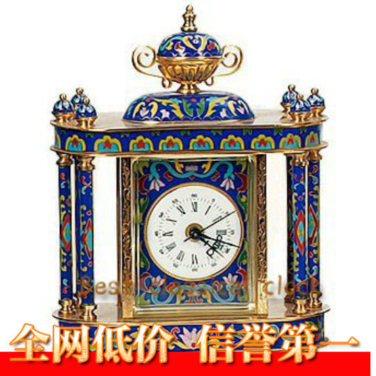 景泰兰珐琅钟|欧式西洋钟表|仿古机械座钟|家居装饰|老式仿古董钟