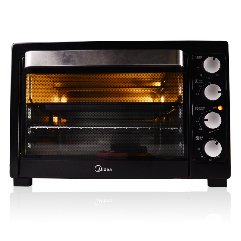 Midea/美的 T3-L386C家用专业烘焙电烤箱 多功能38L升低温发酵