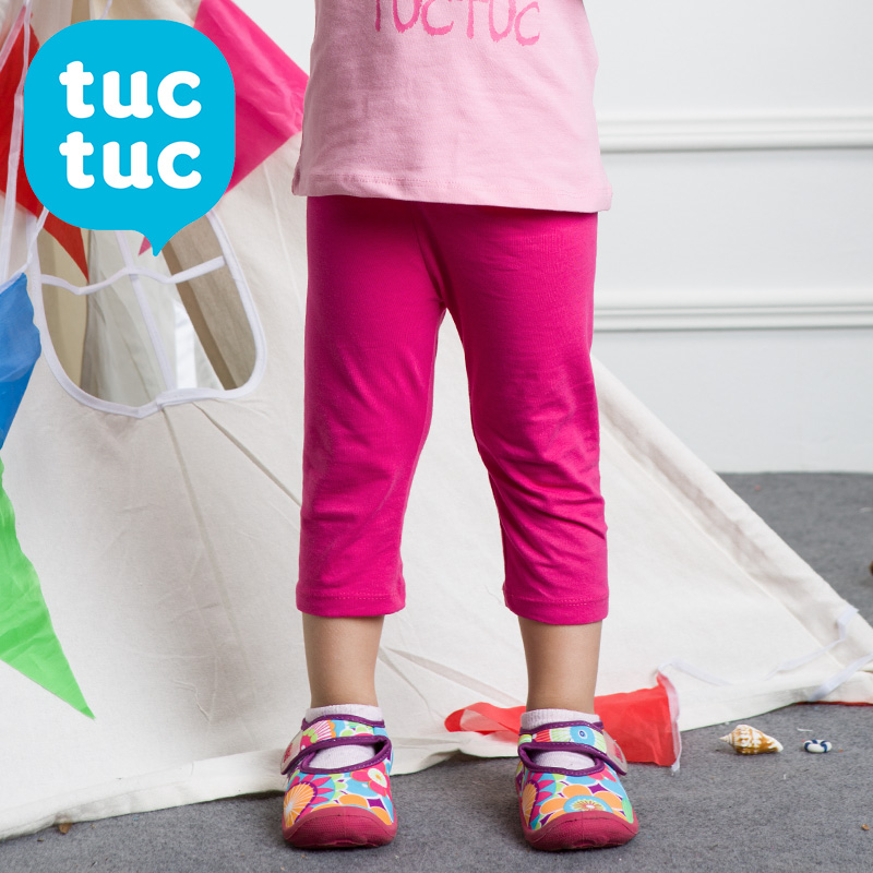TUC TUC 夏季女童装 儿童婴幼儿薄款打底裤 女宝宝外穿7分裤中裤