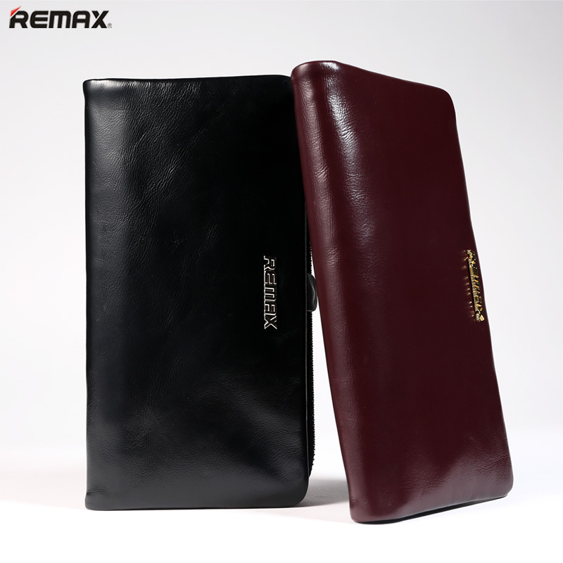 Remax iphone6plus保护壳 苹果6头层牛皮手机皮套 钱夹包2合1通用