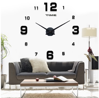 欧式风格简约超大尺寸挂钟客厅时尚艺术挂表 DIY个性时钟创意钟表