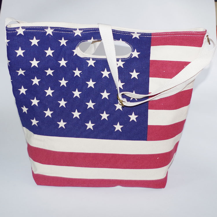 英国旗美国旗帆布包环保购物袋韩版布袋单肩学生包斜跨帆布包包