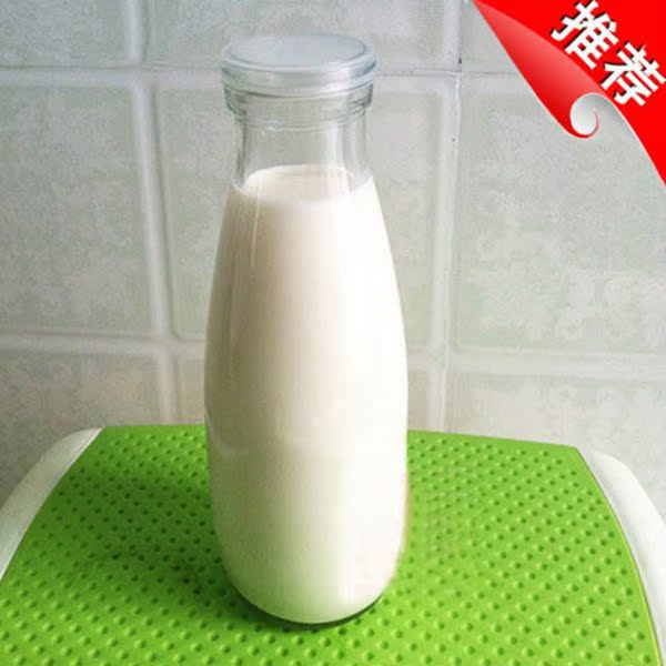 玻璃奶瓶鲜奶瓶牛奶杯牛奶瓶500ml一斤奶吧玻璃批发清仓处理特价