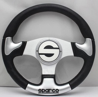 Sparco汽车改装通用方向盘 PU方向盘 赛车方向盘