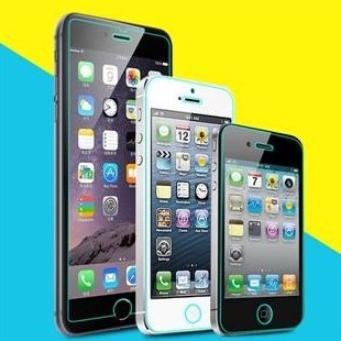 iPhone6钢化膜 5s钢化玻璃膜 苹果6plus钢化膜 4s手机贴膜保护膜
