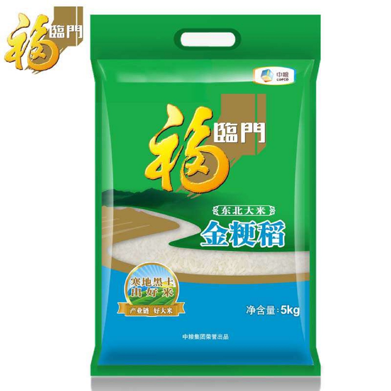 苏宁直发货 福临门 金粳稻 5kg/袋