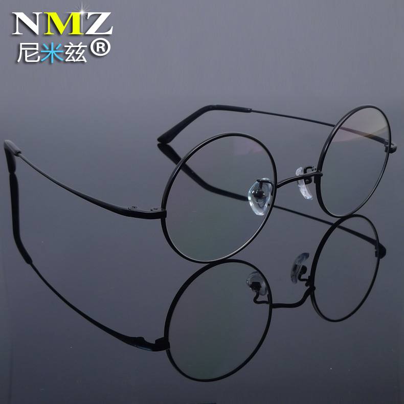 纯钛超轻眼镜架 圆框眼镜复古圆形眼镜框男女款潮人近视 哈利波特